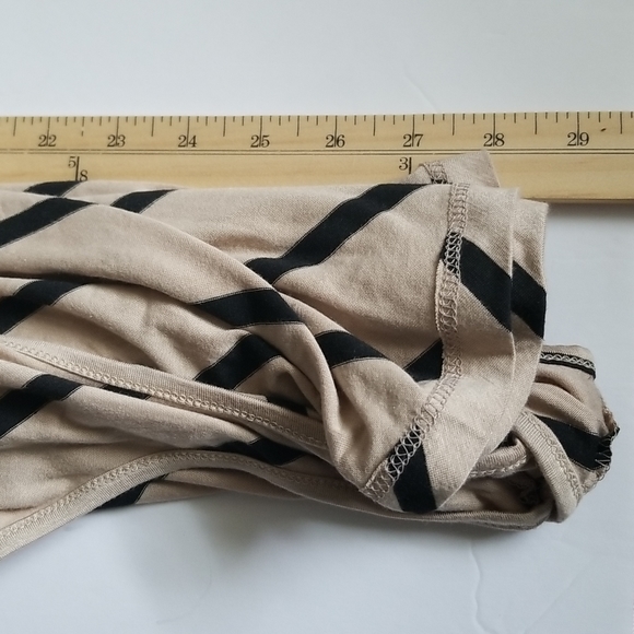 New Promesa Striped Long Maxi Dress Tshirt Soft Rayon Blend - Picture 8 of 8